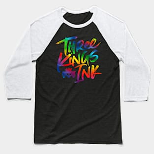 Three Kings Ink Pride Logo Baseball T-Shirt